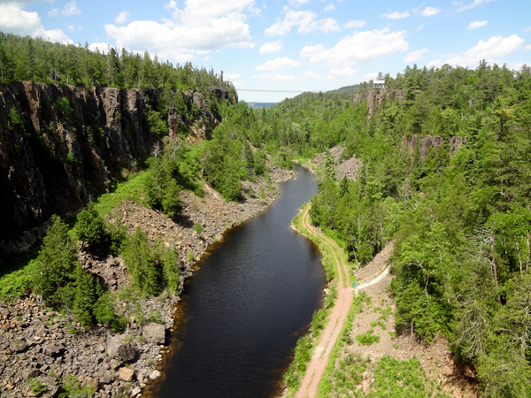 View from the bridge